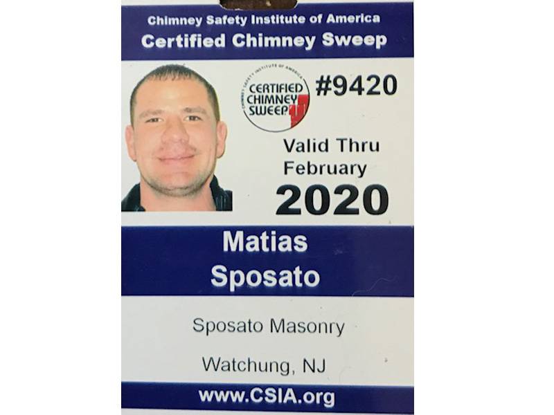 Certified Chimney Sweep 2020